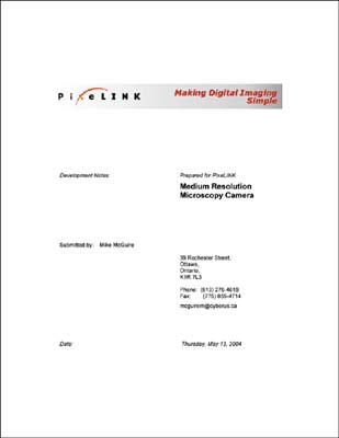 092-Pixelink-Field-Visit-Report